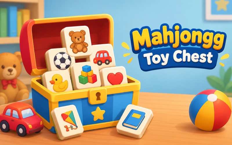 Mahjongg Toy Chest tile matching game